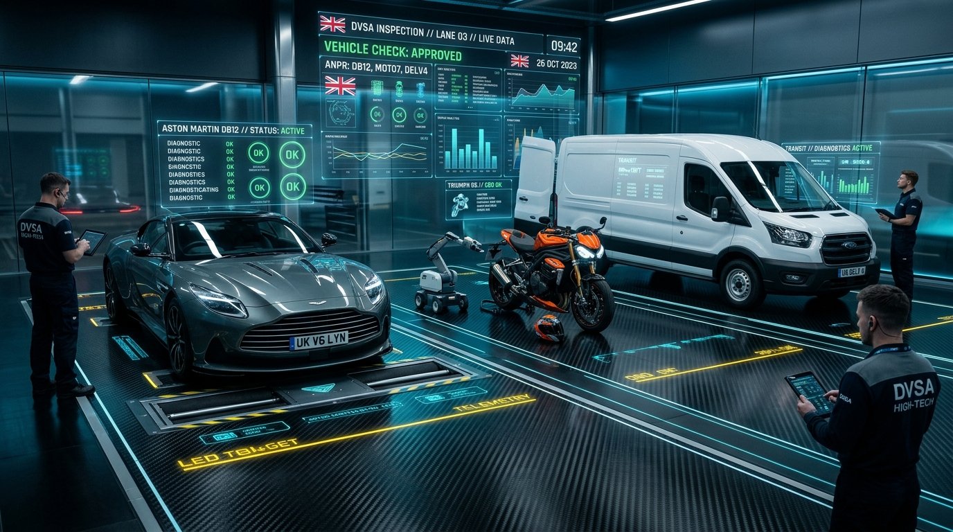 British Wheels DVSA Inspection Bay - Cars, Motorcycles, Commercial Vans